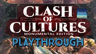 Clash Of Cultures: Monumental Edition Board Game | Playthrough (3 Players)