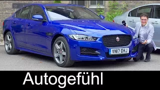 Jaguar XE R-Sport FULL REVIEW test driven Ingenium 25t AWD 2018 - Autogefühl