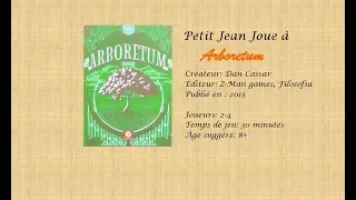 Critique du jeu Arboretum - Petit Jean Joue
