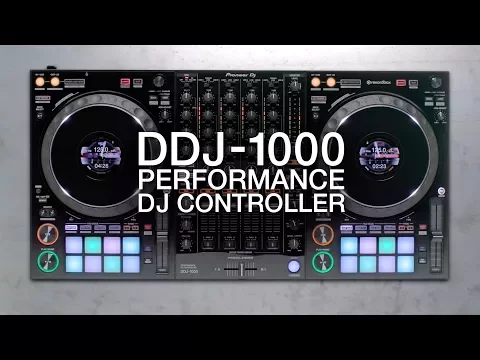 Product video thumbnail for Pioneer DJ DDJ-1000 4-Channel DJ Controller for rekordbox with Gator Backpack