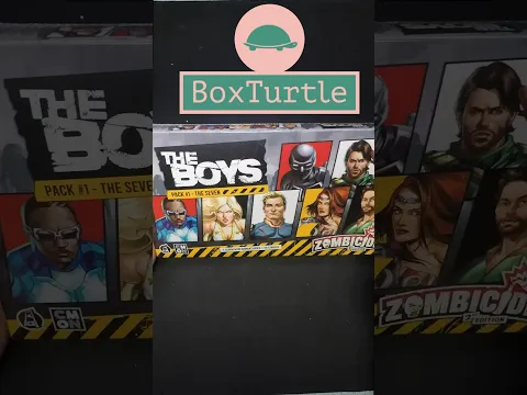Unboxing The Boys Pack #1 - The Seven #boardgames #cmongames #theboys