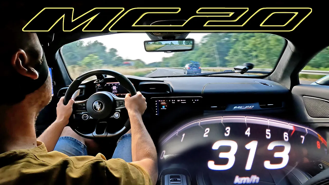 Maserati MC20 is the ITALIAN DREAM on GERMAN Autobahn