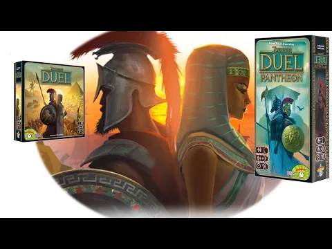 Vanilla + Pantheon 7 Wonders Duel Board Game Gameplay