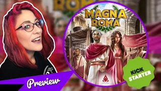 Our First Look at Magna Roma - A Kickstarter Board Game Preview