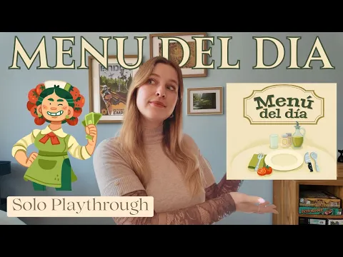 Menú del Día | Solo Playthrough - Scenario 0 & 1