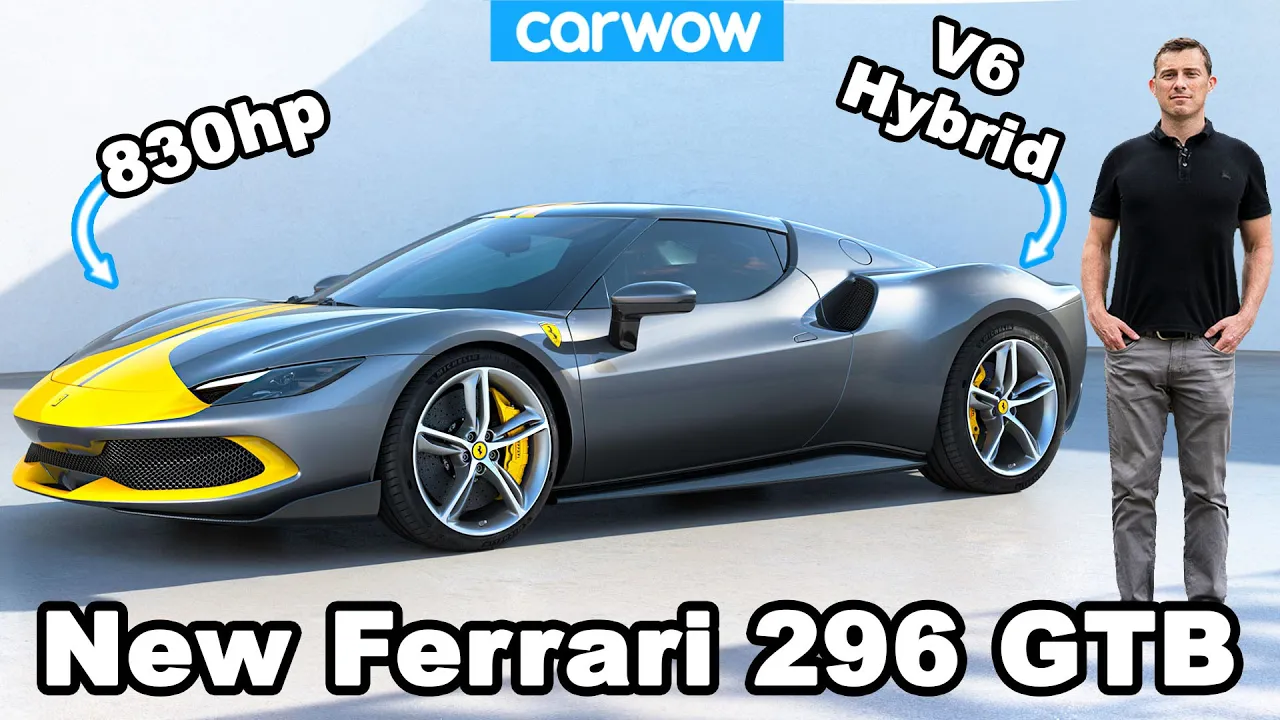 New Ferrari 296 GTB revealed - it’s an 830hp hybrid?! 😮