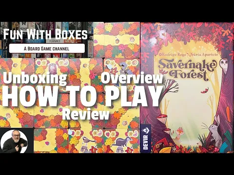 Savernake Forest Board Game | Unboxing, Overview, How to Play and Review | Devir Games | Fun game