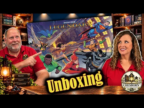 Legendary: A DC Deck Building Game Unboxing | DC Meets Legendary!