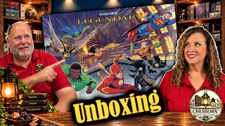 Legendary: A DC Deck Building Game Unboxing | DC Meets Legendary!