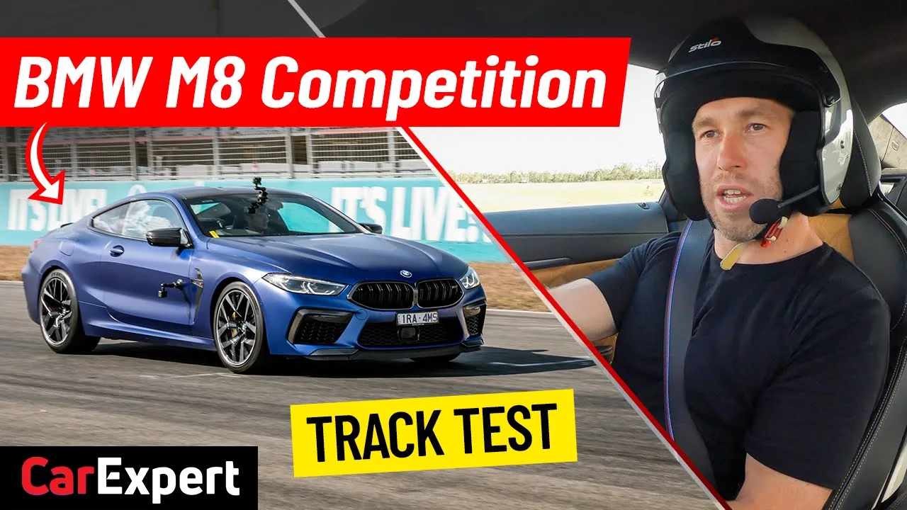 2021 BMW M8 Competition timed track test & performance review!