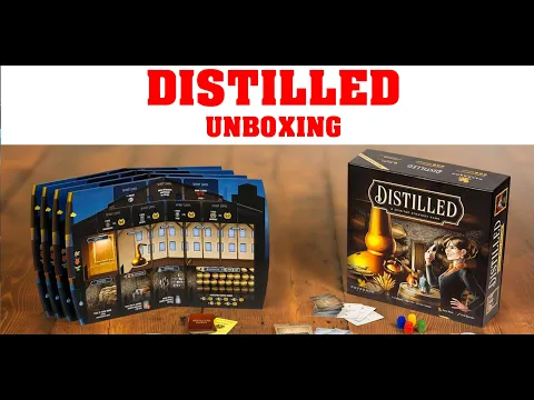 Distilled Board Game Unboxing | The Game Warrior | January 23rd 2024