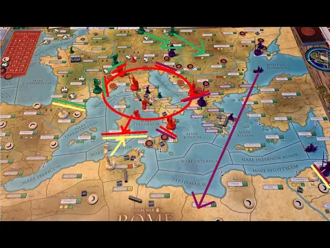 Rome Total War: The Board Game - Game Analysis - 1