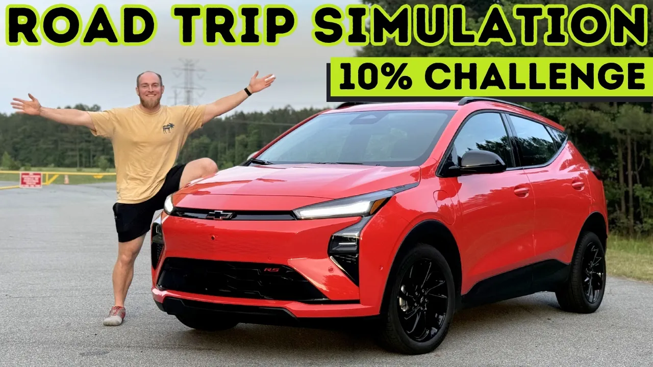 New Chevy Bolt Is So Much Better On A Road Trip! 150kW Charging Changes Everything – 10% Challenge