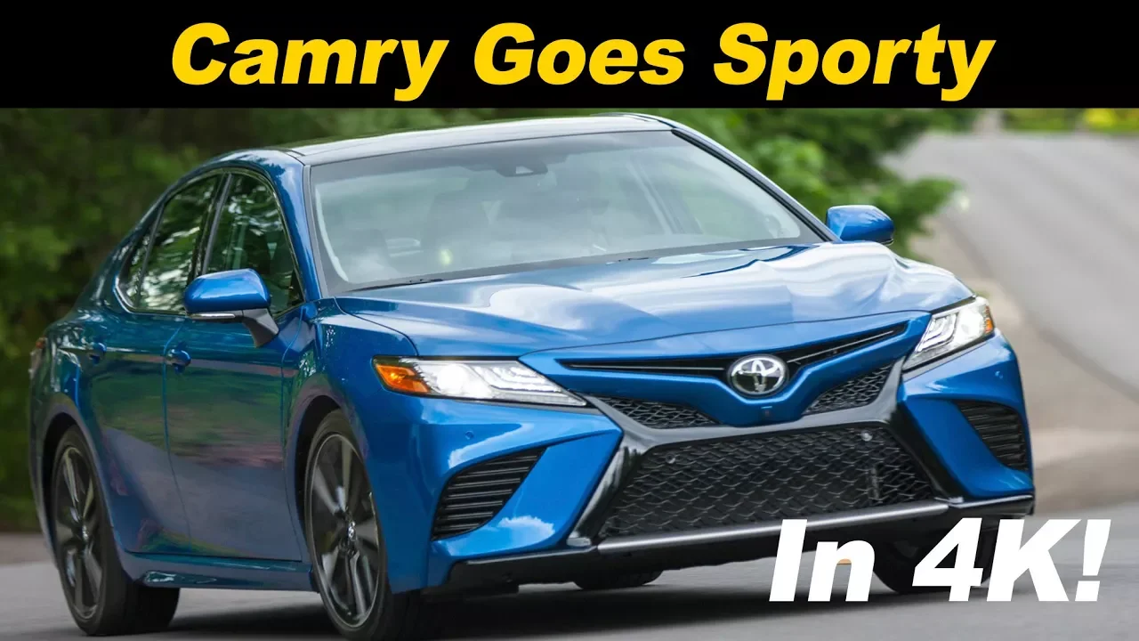 2018 Toyota Camry V6 Review and Road Test In 4K