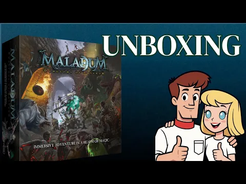 Unboxing Maladum Dungeons of Enveron Starter Set