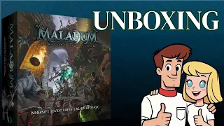 Unboxing Maladum Dungeons of Enveron Starter Set