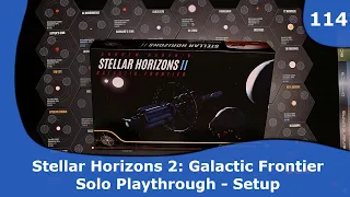 Stellar Horizons 2 - Solo Playthrough Setup | 114 | CulBlu and Cardboard