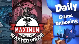 Maximum Apocalypse Wasted Wilds Daily Game Unboxing