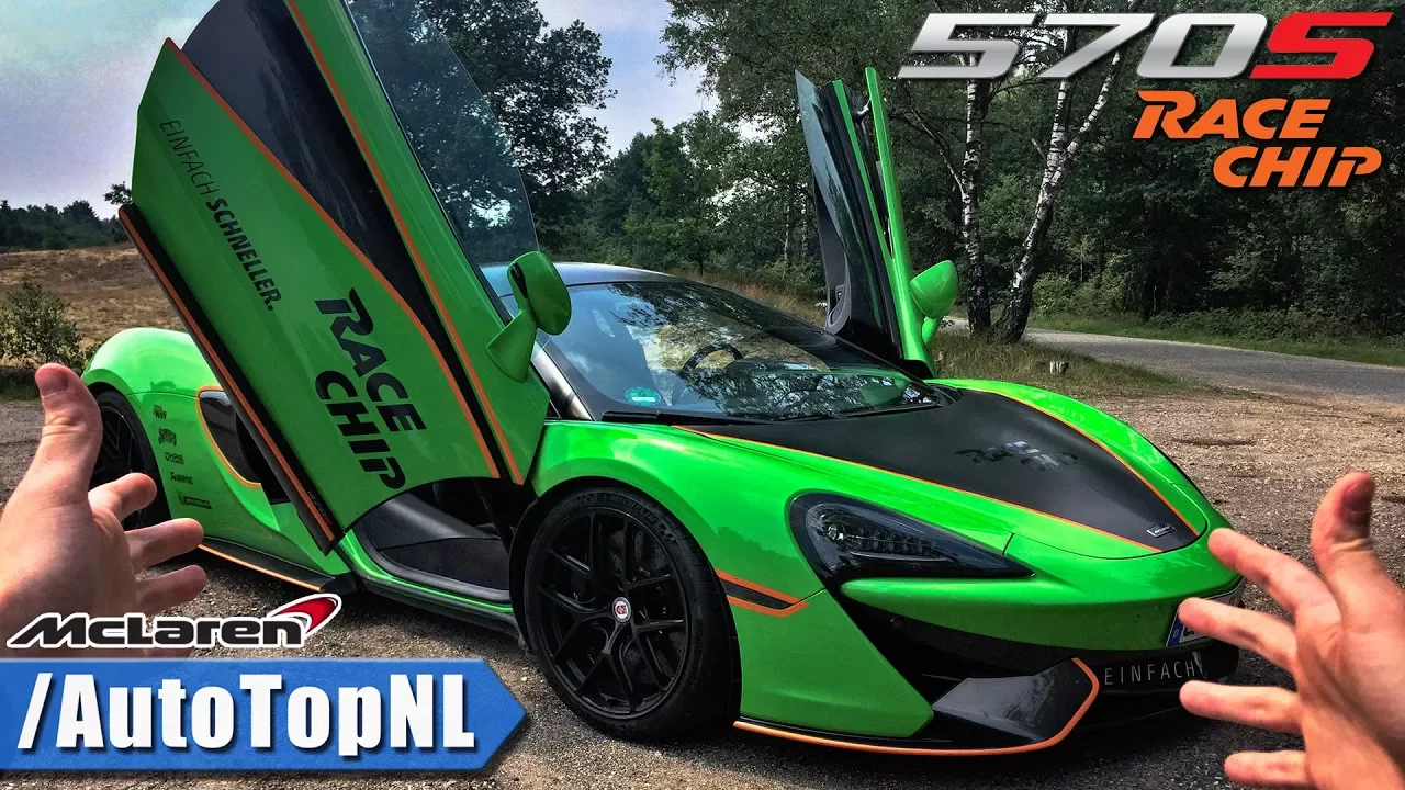676HP McLaren 570s RaceChip REVIEW POV Test Drive AUTOBAHN & Forest Roads by AutoTopNL