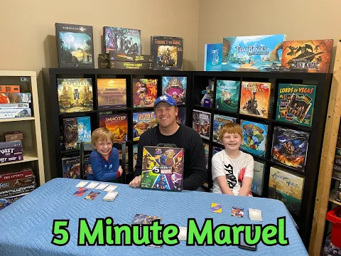 5 Minute Marvel - Marcum Family Gaming - Gameplay