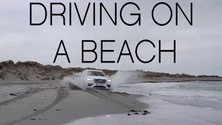 2016 Volvo XC90 - Driving on a beach again!