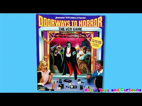 Doorways to Horror The VCR Game Pressman Commercial Retro Toys and Cartoons