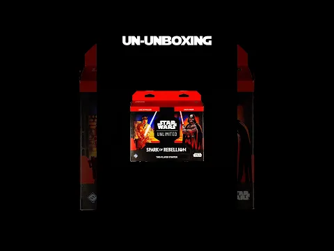 Star Wars Unlimited Spark of Rebellion 2-player Starter Kit Un-unboxing #starwars #tcg