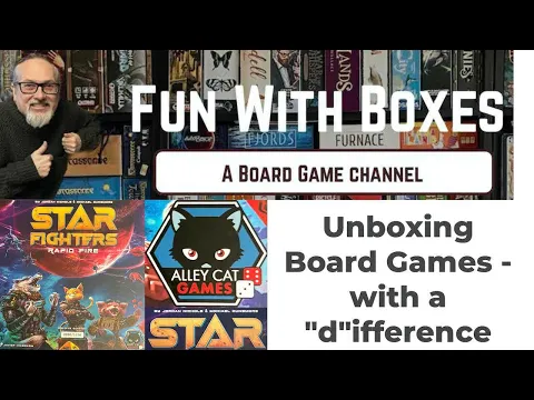 Star Fighters | Alley Cat Games | Board Game Unboxing - with a TWIST