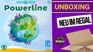 POWERLINE | WAS IST DRIN? -  Brettspiel Unboxing (QUEEN GAMES) [Brettspiele]