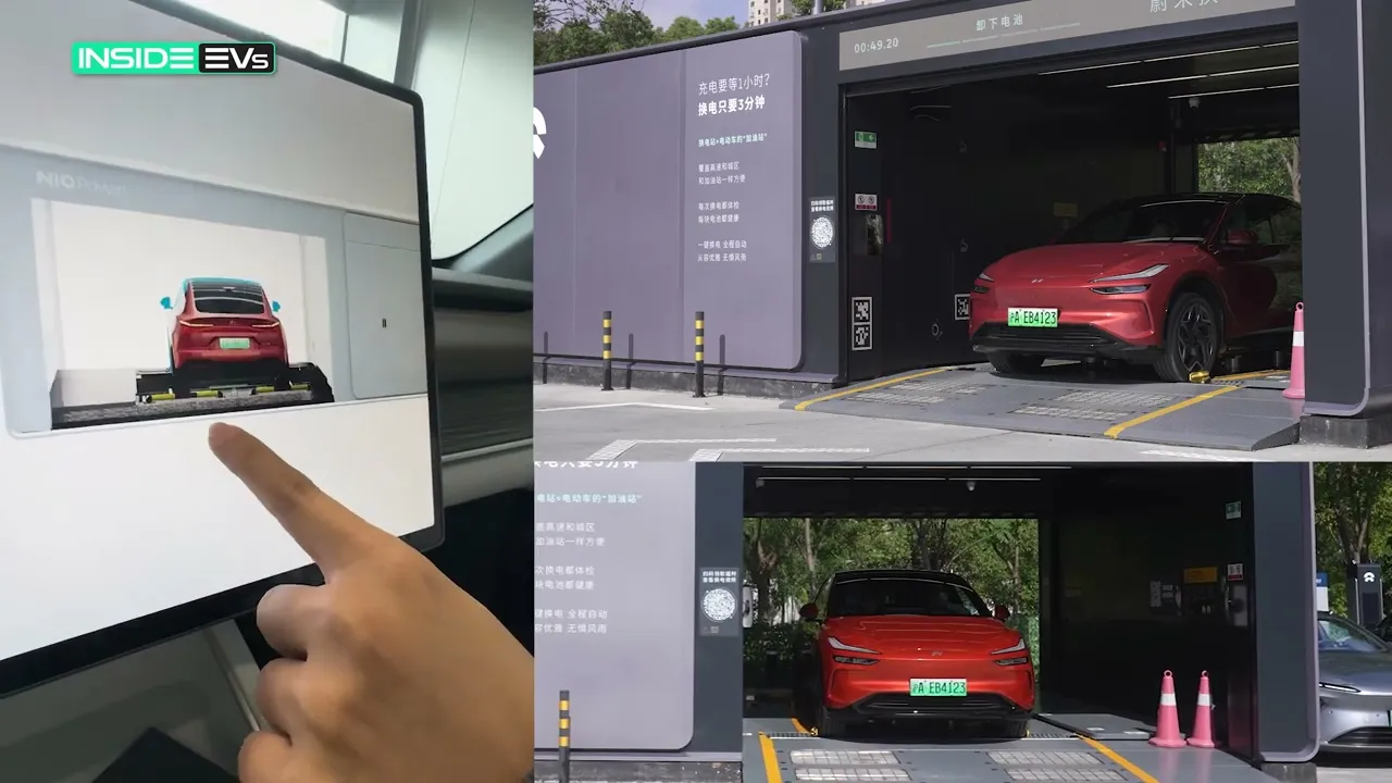 Onvo L60 Swaps Battery In FOUR Minutes! - Faster Than DC Charging