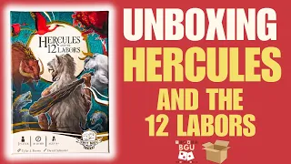 Hercules and The 12 Labors – Solo Card & Dice Game Unboxing
