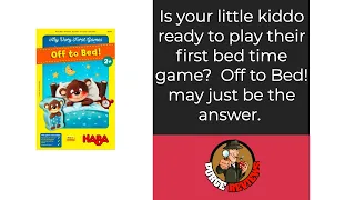 Off to Bed by Purge Reviews: Is this the perfect kids game to play before bed?