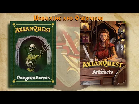 AxianQuest ARTIFACTS and DUNGEON EVENTS Decks! Unboxing and Overview