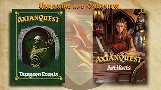 AxianQuest ARTIFACTS and DUNGEON EVENTS Decks! Unboxing and Overview
