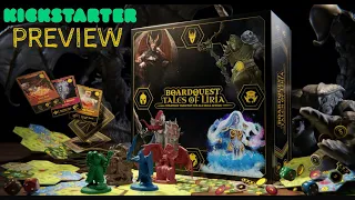 Boardquest: Tales of Liria - Kickstarter Preview!