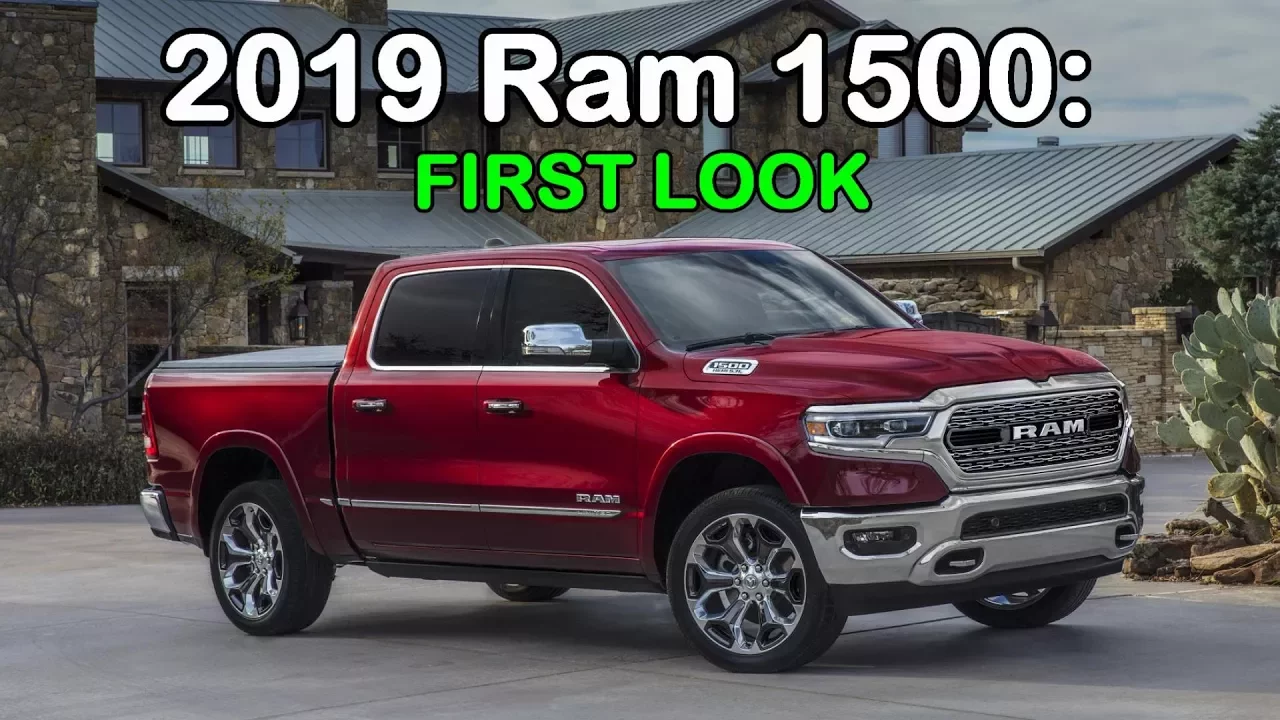 2019 RAM 1500: FIRST LOOK | Exterior, Interior & Running Footage