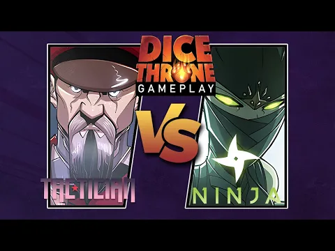 Dice Throne Duel Gameplay | Tactician vs Ninja