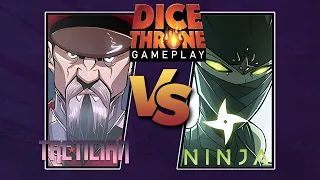Dice Throne Duel Gameplay | Tactician vs Ninja