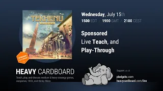 Tekhenu: Obelisk of the Sun --- 3p Teaching & Play-through by Heavy Cardboard