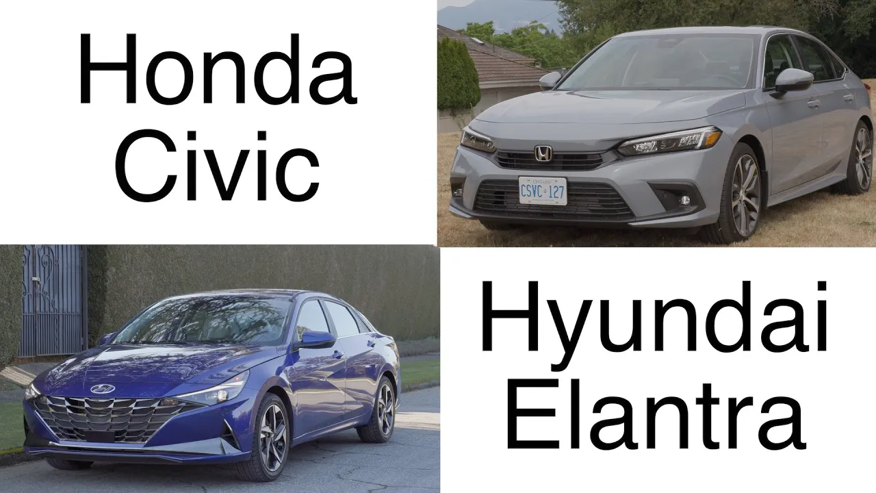 New Honda Civic VS New Hyundai Elantra comparison