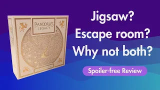 Pandora's Legacy Jigsaw-Escape puzzle box upcoming Kickstarter (Spoiler-free Review)