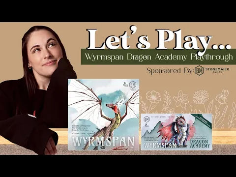 Let's Play... Wyrmspan Dragon Academy! | Solo Playthrough Livestream