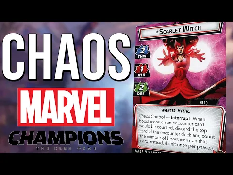 Marvel Champions: Scarlet Witch vs Expert Dark Beast Live Replay