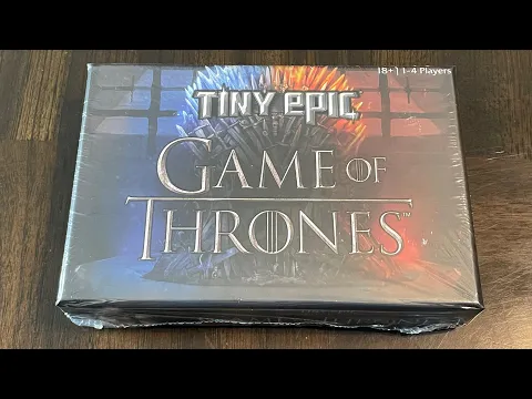 Tiny Epic Game of Thrones (Gamelyn/OP) - Unbox & First Look