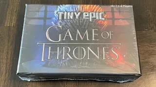 Tiny Epic Game of Thrones (Gamelyn/OP) - Unbox & First Look