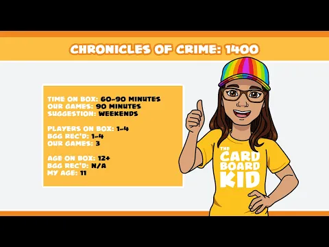 The Cardboard Kid - 270: Chronicles of Crime: 1400