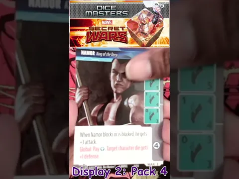 Dice Masters Secret Wars Display Two Opening: Pack 4 #shorts