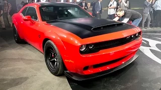 2018 Dodge Challenger SRT Demon – Redline: First Look – 2017 NYIAS