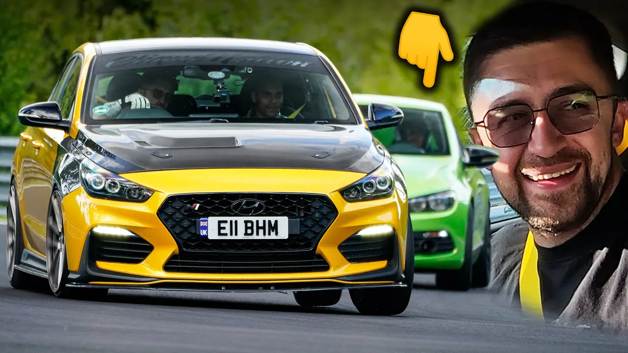 Angry Scirocco Chasing Hyundai i30 N! // Nürburgring