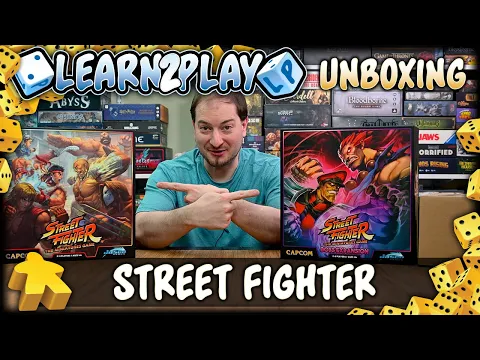 Learn to Play Presents: Street Fighter the miniatures game unboxing